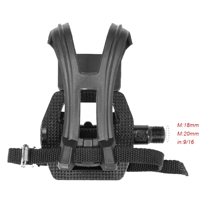 for Bike and Pedal Toe Clips Cage Indoor Exercise Indoor Bike Pedal Adapters Convert for Pedals