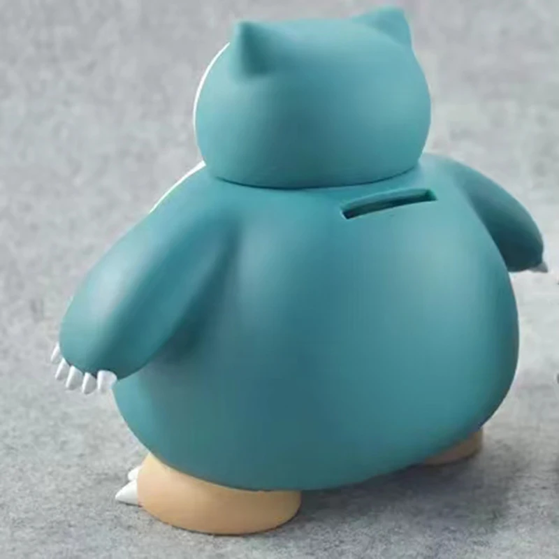 Pokemon Snorlax Money Box 2 Pose Figure Standing Sitting Piggy Bank Lovely Saving Pot For Children\'s Birthday Christmas Gifts