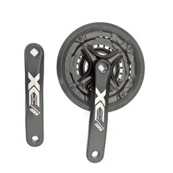 7/8/9 Speed Mountain Bike Crankset 24T 34T 42T Bicycle Crank Set 170mm Aluminum Alloy Crank Diamond Hole Sprocket Chainwheel