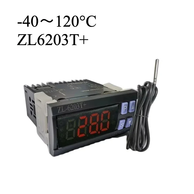 Lilytech New 30A Output Relay ZL-6203T+, Timer Temperature Controller Thermostat, Two Optional Sensor Selection, -40~120°C