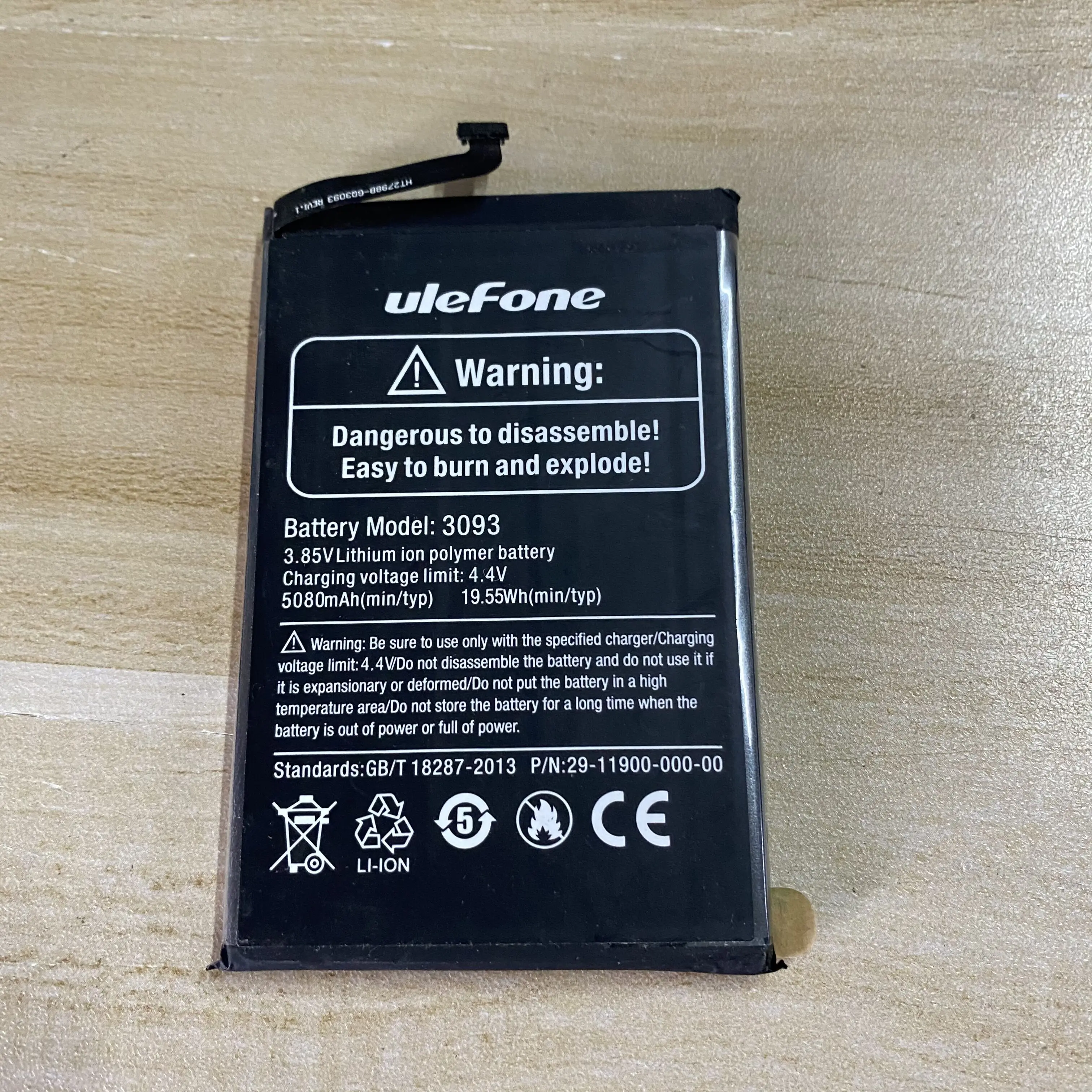 

In Stock 100% Original for ULEFONE armor X8 battery 5080mAh 2023 production date High capacity for Ulefone 3093 battery