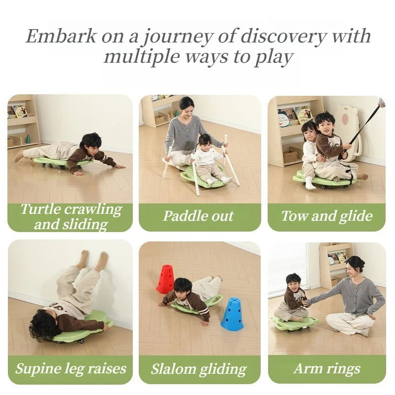 Children Sliding Board Sensory Integration Training Equipment Home Vestibular Balance Skateboard Early Education Sports Toys