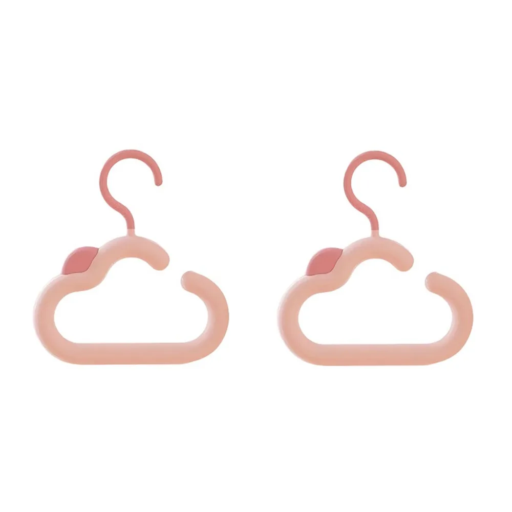 2PCS Multi-functional Dopamine Aroma Cloud Hook Plastic Colorful Scarf Tie Hanger Hanging Anti Slip Bag Hanging Rack Bedroom