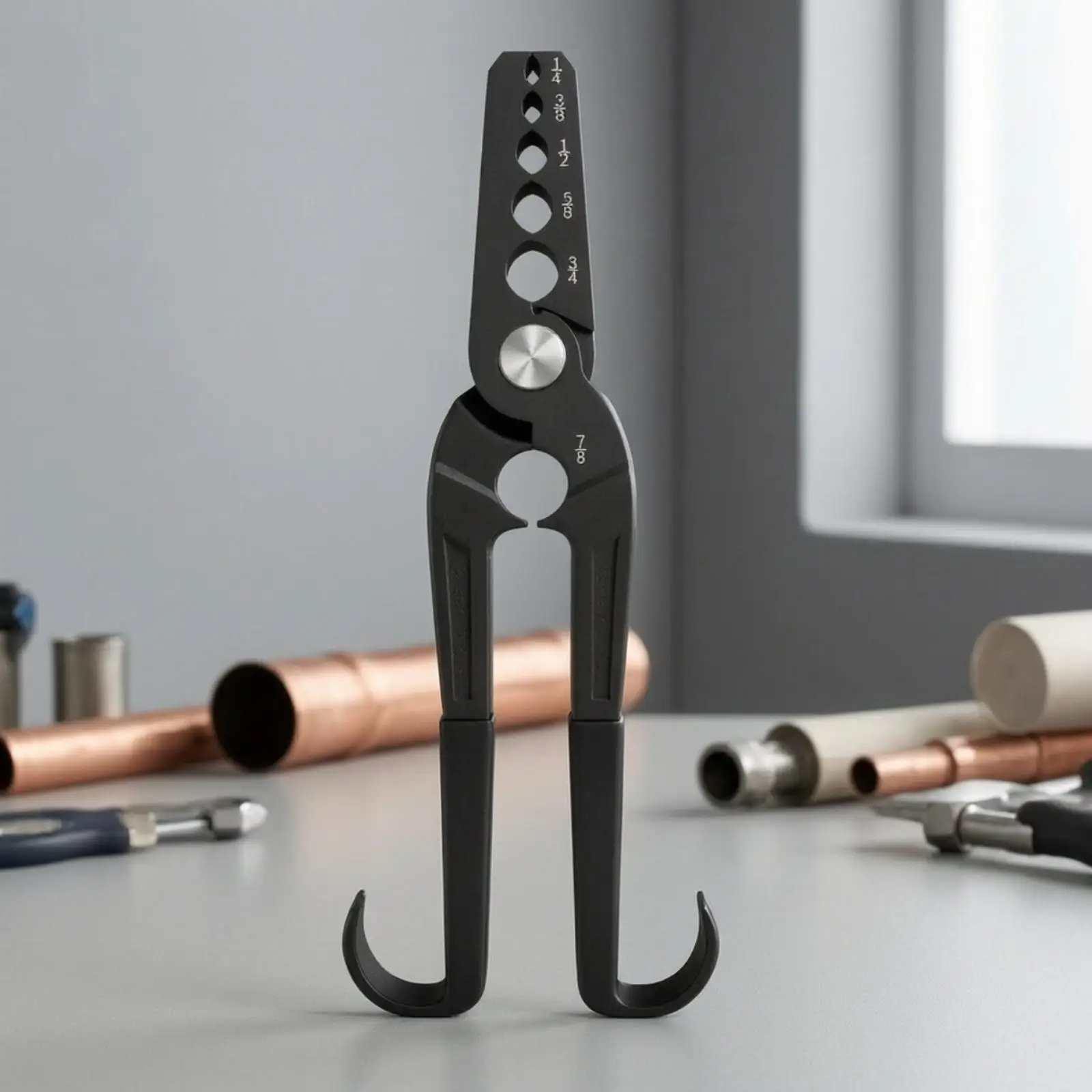 Aluminum Alloy Copper Tube Straightening Pliers 1/4 to 7/8 Inch Reshaping Tool for AC Service