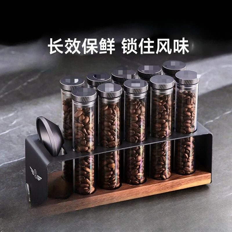 Coffee Bean Dispensing Bottle Coffee Test Tube Energy Bottle Coffee Bean Preservation Sealed Can