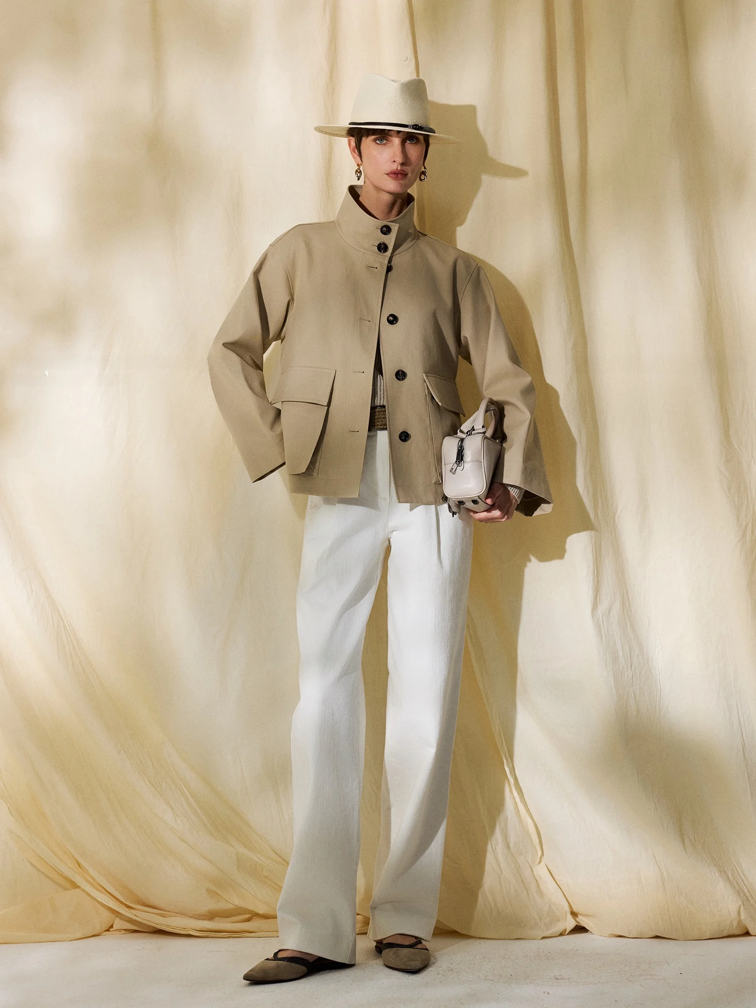 

Colin Wang Casual Straight Leg Denim Jeans White Slimming Jeans Cotton Ladies Jeans Comfortable Fit Classic Blue Jeans