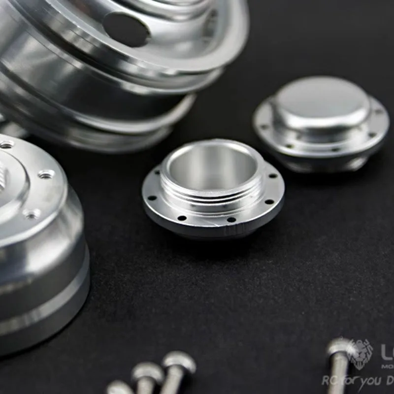 1/14 شاحنة المحور الأمامي محور W-2009 عجلة سبائك الألومنيوم ذات الإطارات الضيقة لجرار تاميا نموذج شاحنة طينية LESU راي Speed