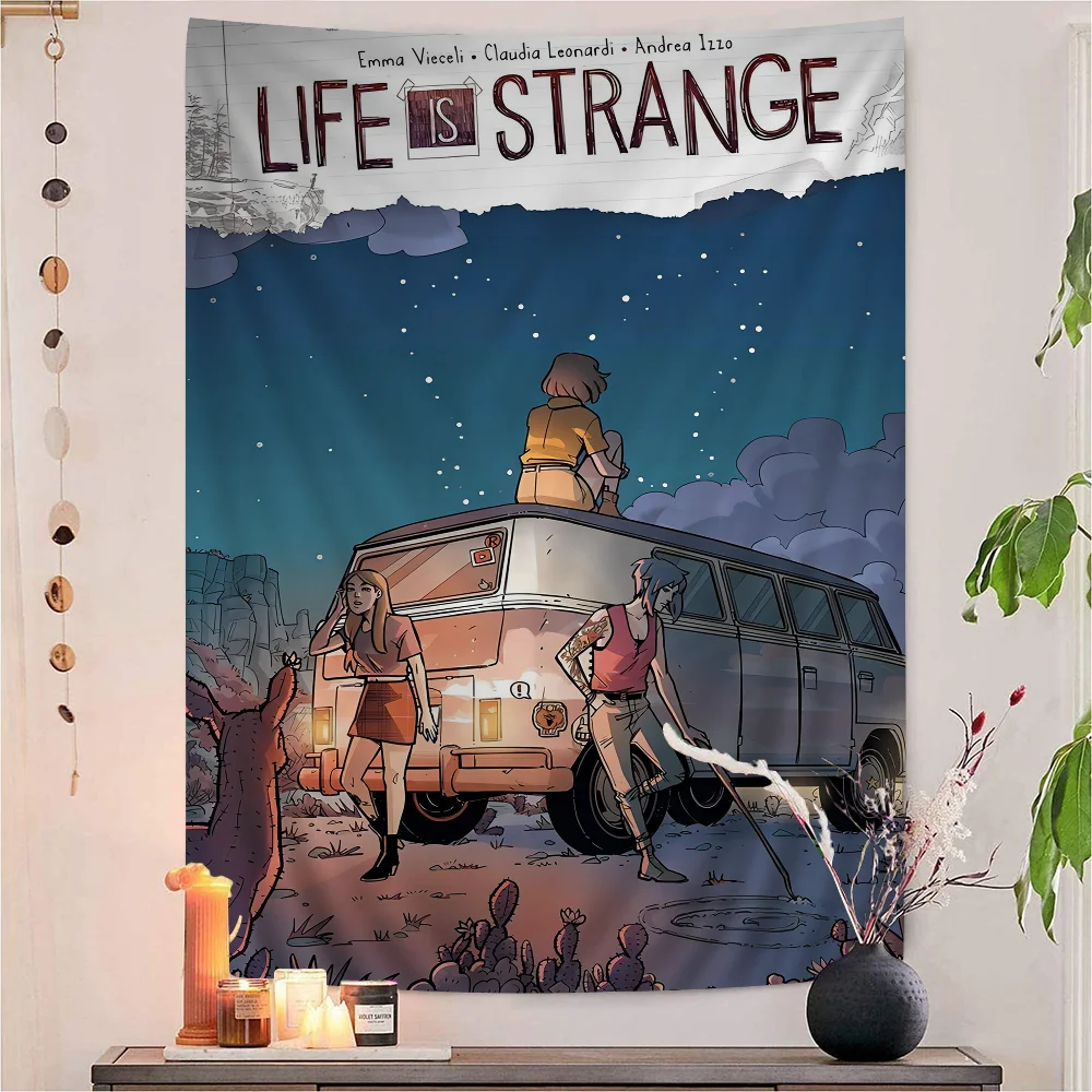 Life Is Strange 2 Tapestry Art Printing Japanese Wall Tapestry Anime Wall Hanging Home Decor