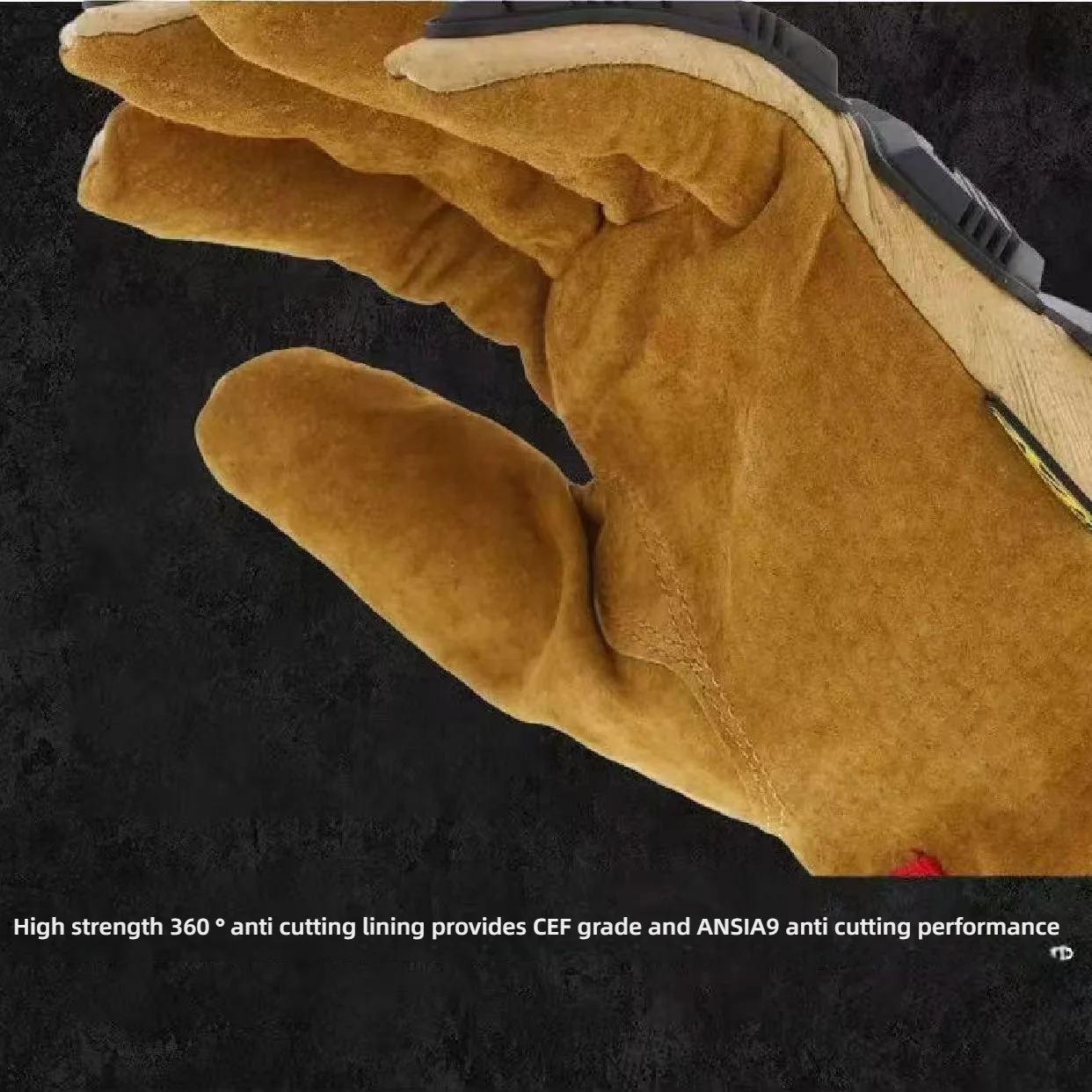 Mechanix Super técnico armadura de cuero genuino resistente a cortes duraderos resistentes a impactos guantes de entrenamiento para motociclismo