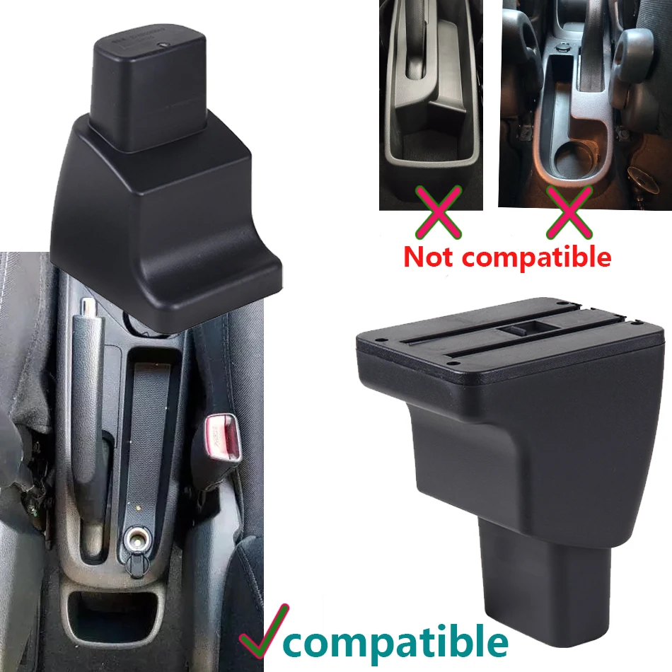 For Hyundai I10 Armrest Box For Hyundai I10 Car Armrest Central Storage Box Interior Dedicated Retrofit Parts Car Accessories