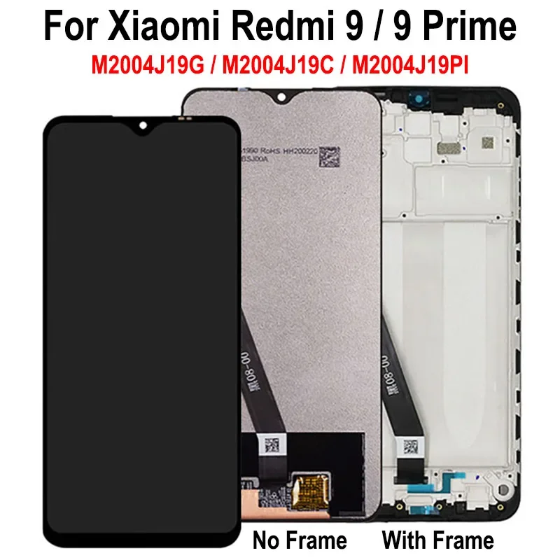 Display For Xiaomi Redmi 9 Prime LCD Touch Screen Digitizer For Redmi 9 LCD M2004J19G M2004J19C M2004J19PI Screen Replacement