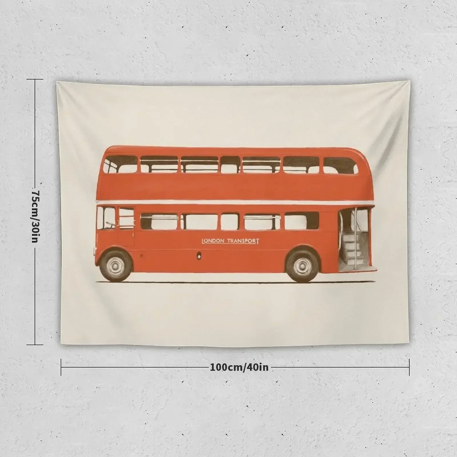 London Double Decker Tapestry Room Decor Cute Room Ornaments Bedroom Decoration Tapestry