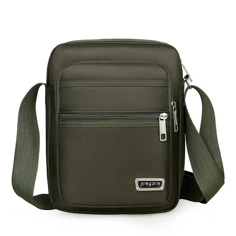 

New Men's Shoulder Bag Business Leisure Large Capacity Portable Handbag Multi Layer Waterproof Summer Male's Crossbody Bags