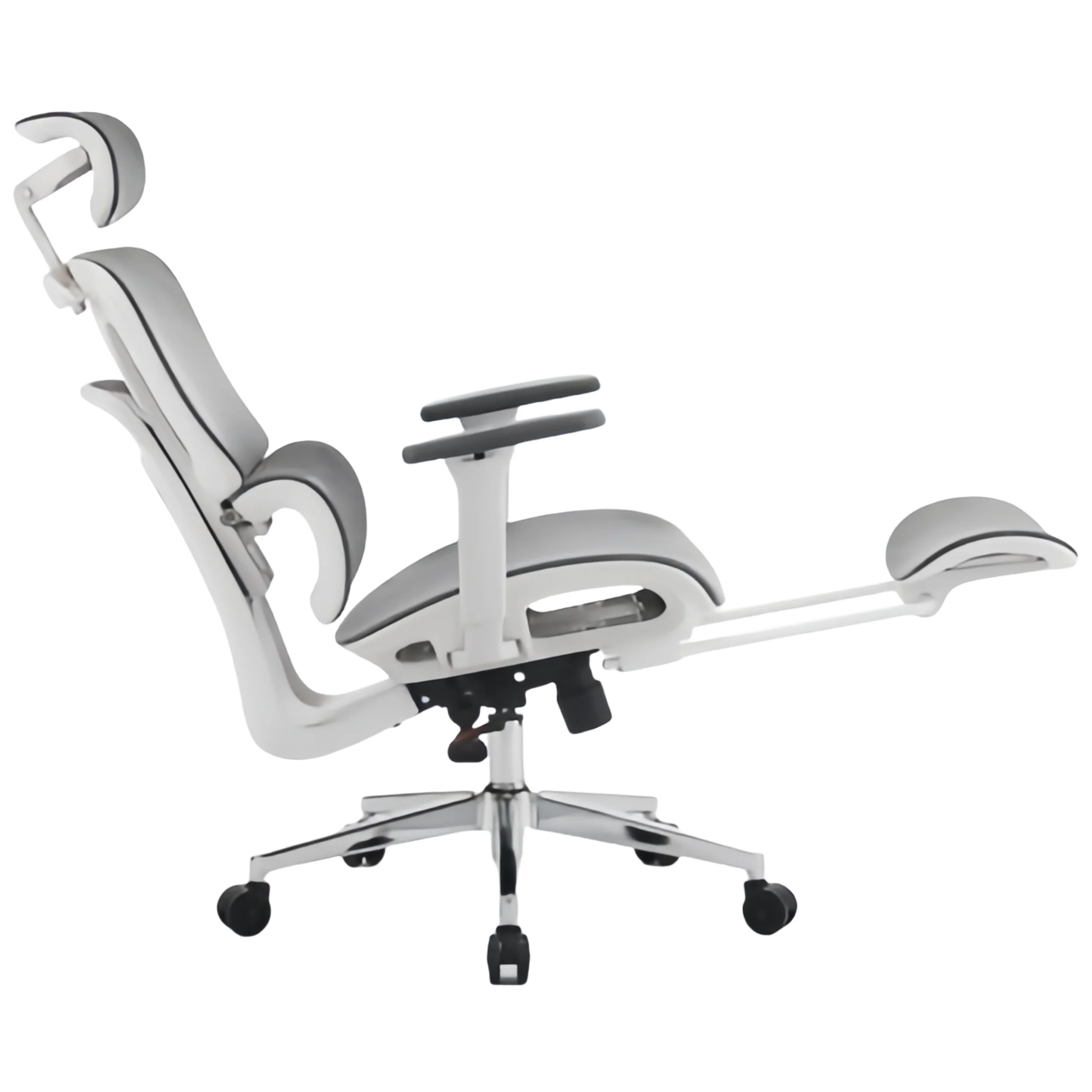 Ergonomic Mesh Chair with Swivel, Adjustable Lumbar Support & Headrest