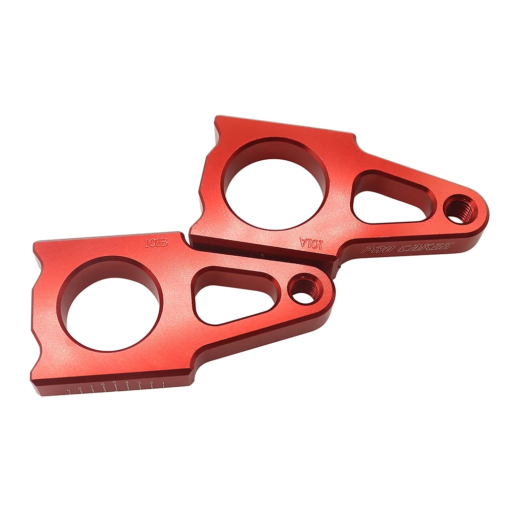 CNC Motorcycle Rear Chain Adjuster Axle Blocks Dirt Bike For Honda CR 125 250 CRF 250R 250X 250RX 450R 450X 450RX 450L 2002-2022