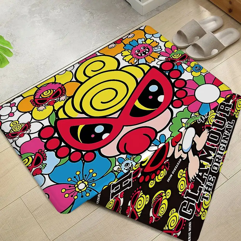 Japan Fashion Hysteric Mini Bathroom Mat INS Style Soft Bedroom Floor House Laundry Room Mat Anti-skid Welcome Doormat