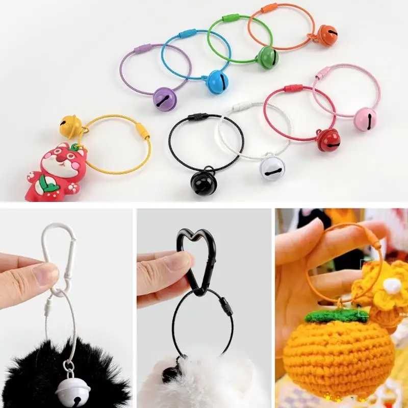 10 Pieces Strong Iron Keychain Rings for DIY Accessories Craft Creations