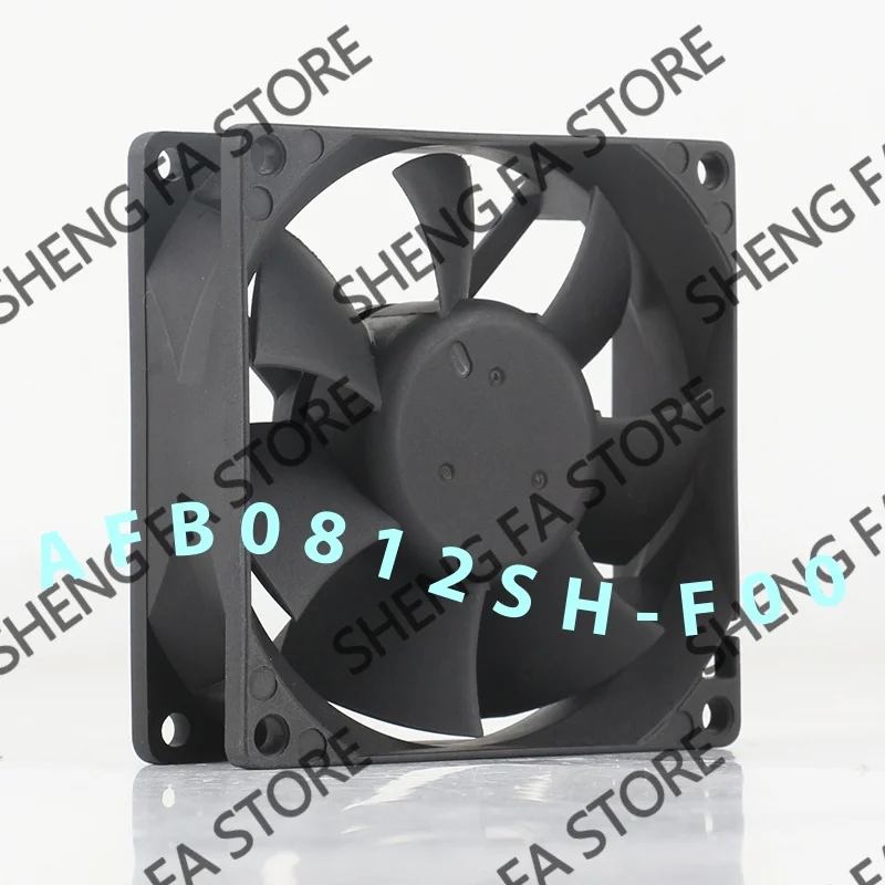 Dual Ball Chassis Alarm High air Volume Converter Delta 24V 48V DC 12V 0.51A AC EC 8025 80x80x25MM 8CM AFB0812SH-F00 Cooling Fan
