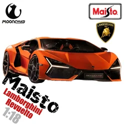 Nuovo Maisto 1/18 Lamborghini Revuelto Sports Car Die-cast Lamborghini Model Edition Alloy Luxury Vehicle Toy Collection Ornaments