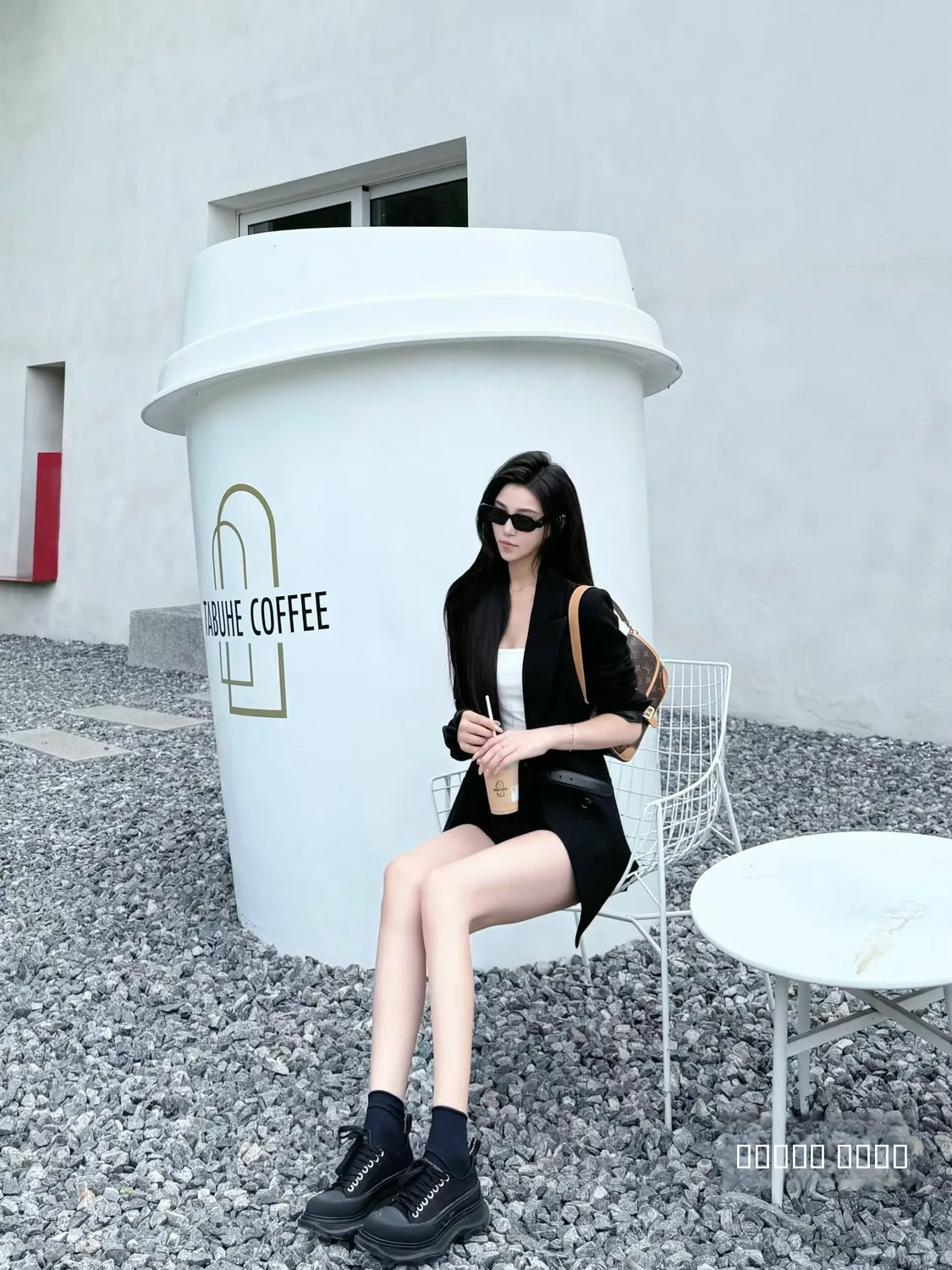 

Tall Women's Loose Bla Suit Jaet Casual Sle Long Sve Autumn Winter Faion High Waist Suit Top Ladies Premium Feeling