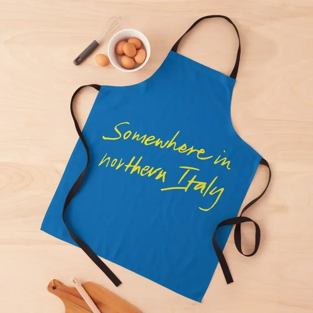 Somewhere in northern Italy - Call Me By Your Name Apron Home Utensils Costume Waiter Apron