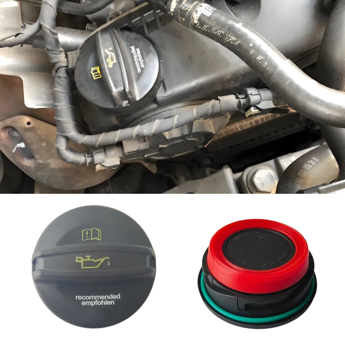 1 шт./1 комплект 06G103485 EA888 3-я крышка моторного масла/прокладка для VW Golf 7 MK7 Passat B8 Tiguan Touran L Audi A4 A3 A6 Q5 Q7 Skoda Superb