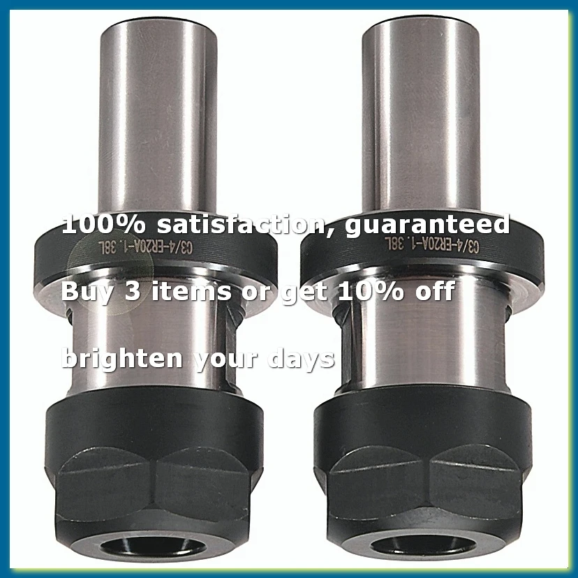2Pcs Chuck Tool Holder C3/4-ER20-1.38L Tool Holder for Metal Processing, for Woodworking Accessories ER20 Chuck