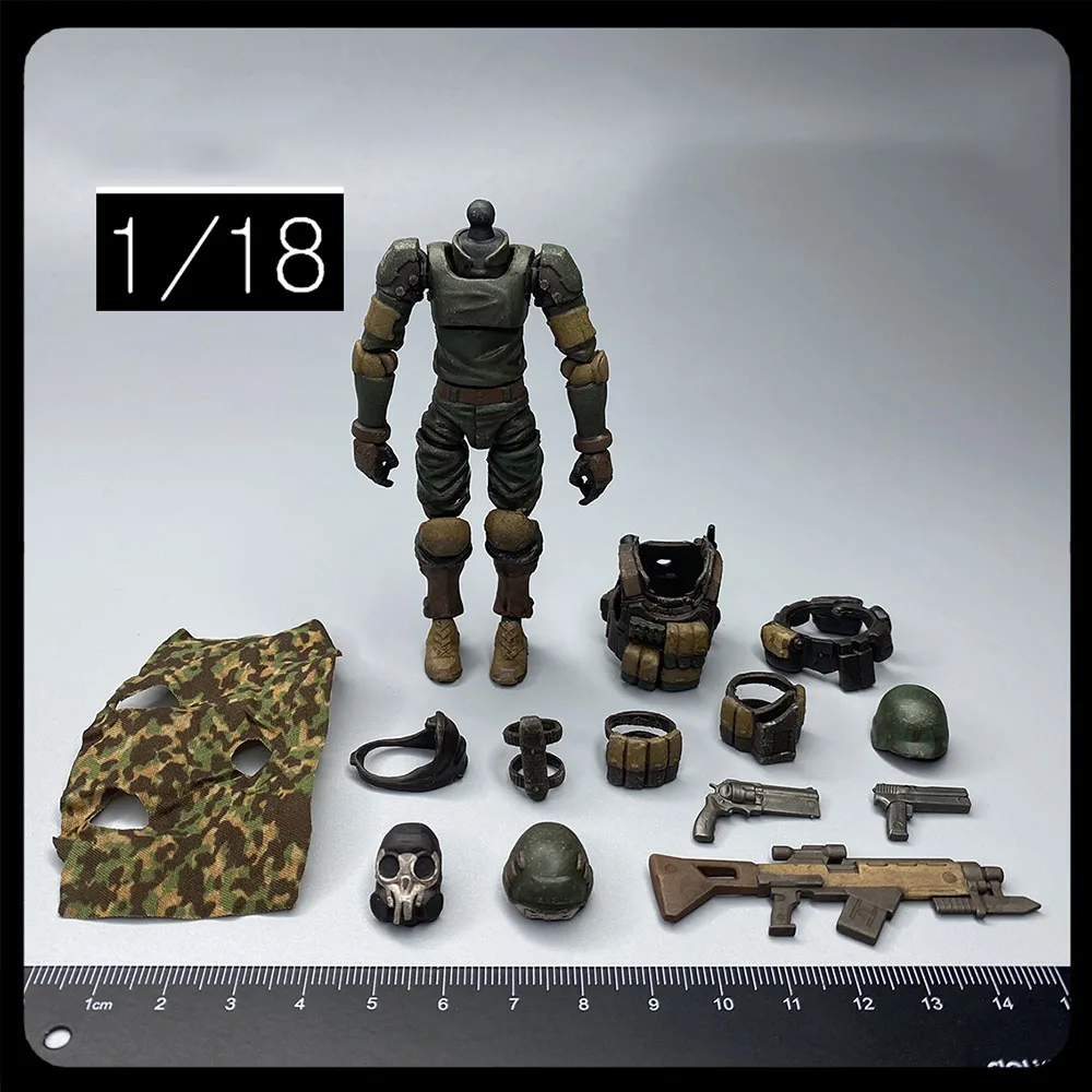 1/18 Acid Rain FAV-A41 Vortex Special Operations Set Body Helmet Weapon Accessories 3.75