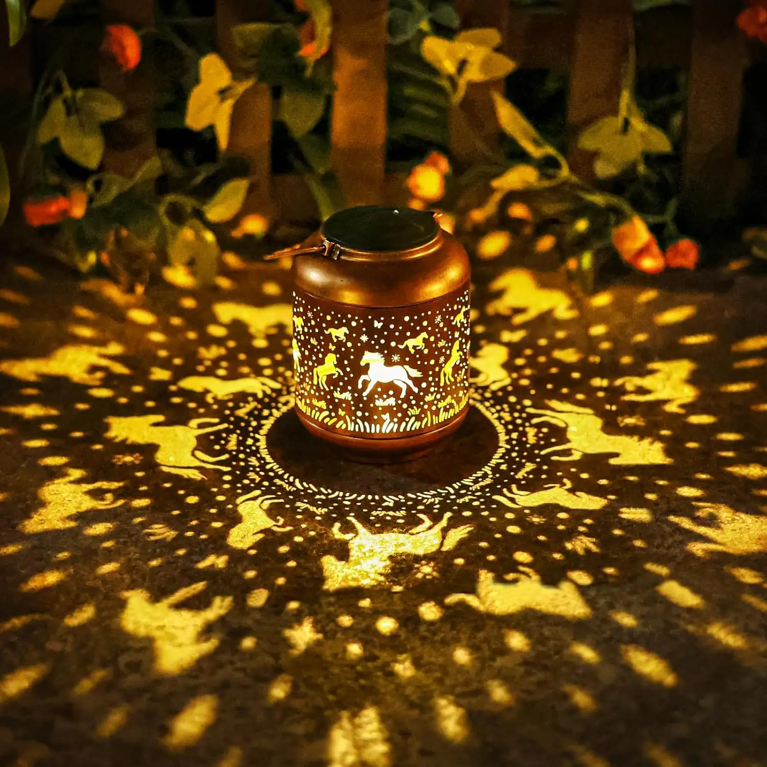 

Horse Solar Lanterns Outdoor Waterproof Hanging Lights for Yard, Patio, Pathway - Garden Decor Gift for Women, Men, Mom