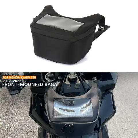 Nuevo accesorio de motocicleta para Honda XADV 750 XADV 750, bolsa de tanque de túnel para patinete, bolsa de almacenamiento frontal 2017 2018 2019-2025, bolsa de almacenamiento