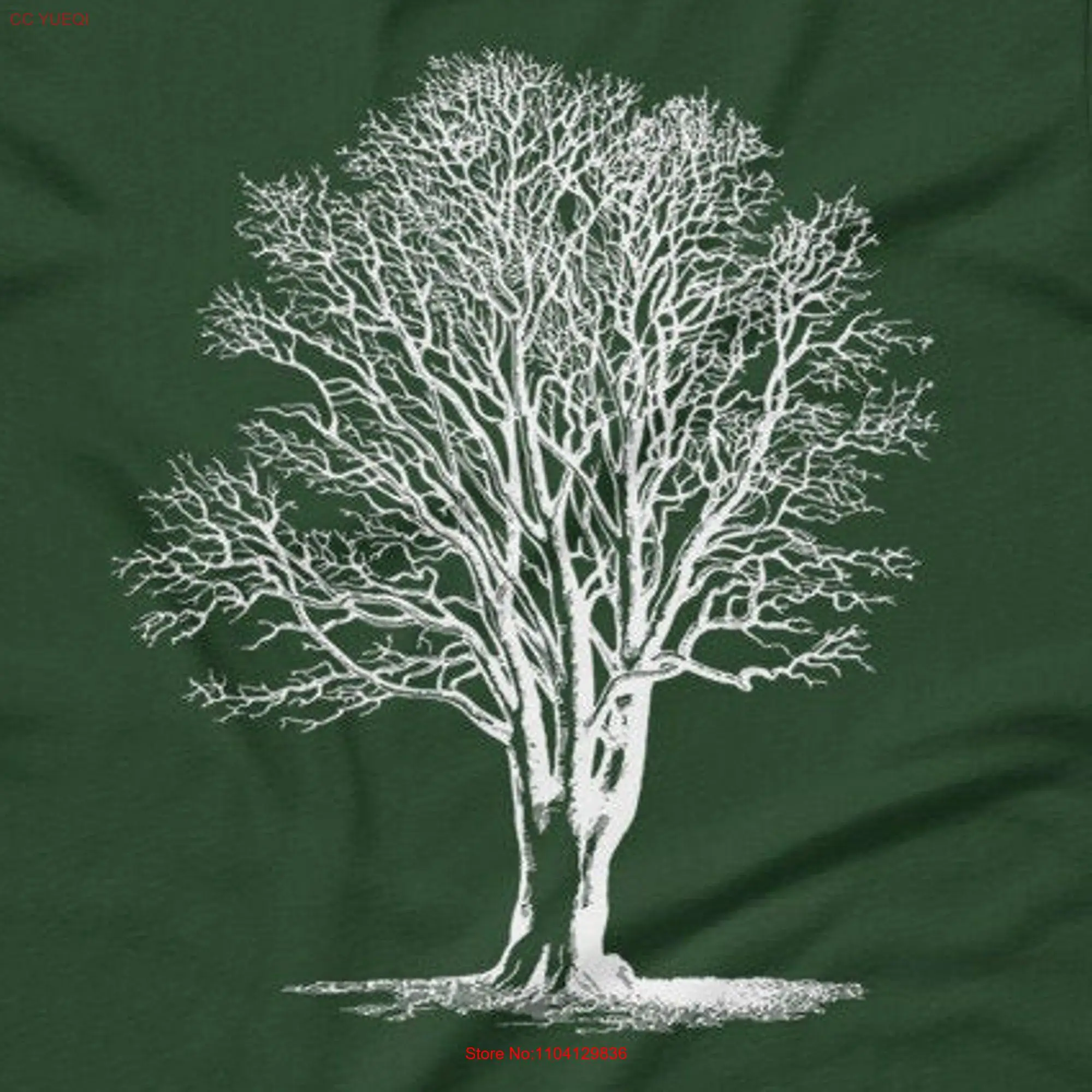 Oak Tree T Shirt nature green save the earth i love trees long or short sleeves