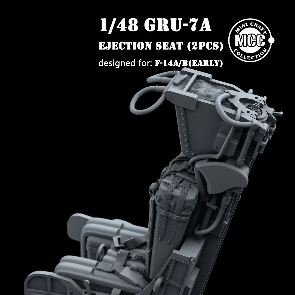 MCC 4808 1/48 GRU-7A Ejection Seat (2pcs) For F-14A/B(Early) - Upgrade Detail Set