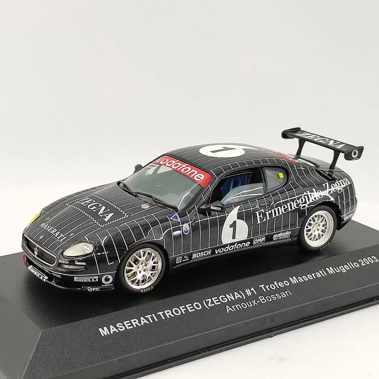 مقياس 1:43 مصنوع من خليط معدني مازيراتي تروفيو زيغنا # 1 ألعاب سيارات السباق نموذج كلاسيكي الحنين هدايا الكبار تذكارية عرض ثابت #2