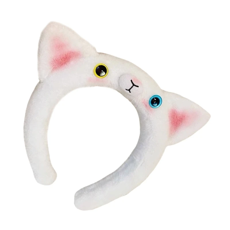 Animal Hairband for Face Washing Headband Music Festival Headwear Children Plush Hairhoop Family Gathering Headpiece