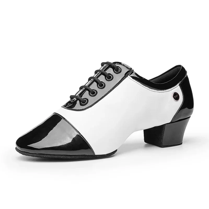 

New Brand Men's Professional Dancing Shoe Indoor Modern Tango Ballroom Latin Black White Man Dance Shoes