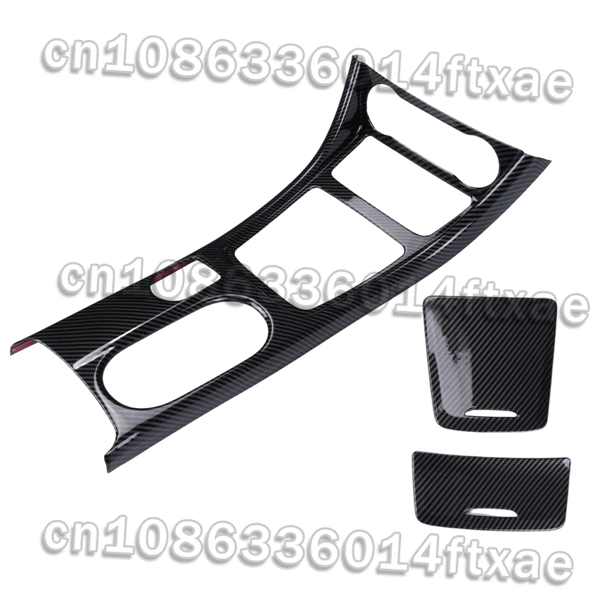 

Suitable for Mercedes-Benz GLA CLA A Class W176 2013-2018 LHD ABS center console water cup holder panel decoration carbon fiber