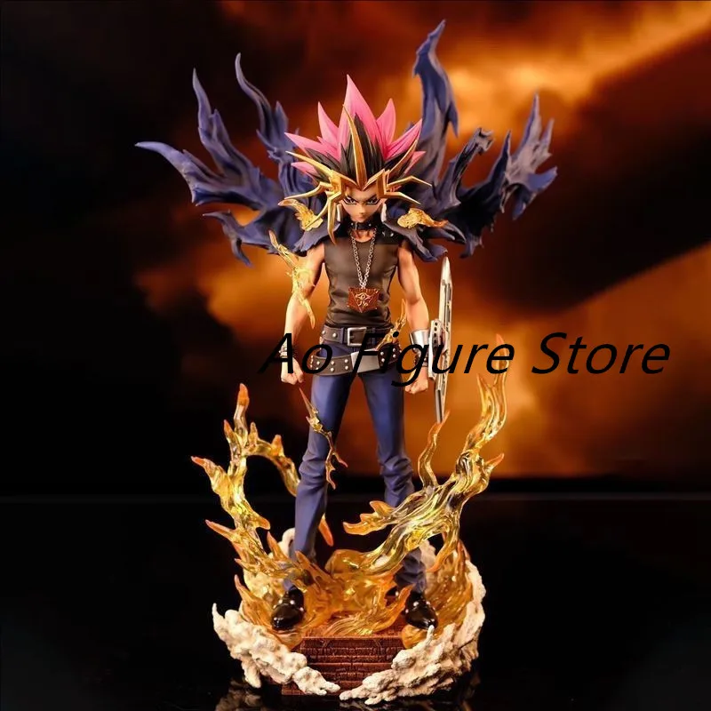 Yu Gi Oh Figures Duel Monsters Figure Yami Yugi Figurine Duel Monsters Yugioh Statue PVC Model Collection Doll Christmas Gift