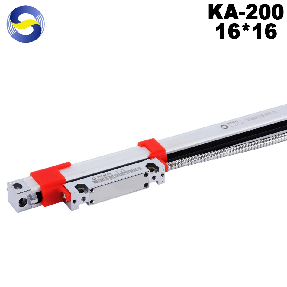 Slim Thin Narrow Original Sino KA-200 Linear Scales 5U 5V TTL Working Length 100 110 120 130 140 150 160 170 180 for Lathe Mill