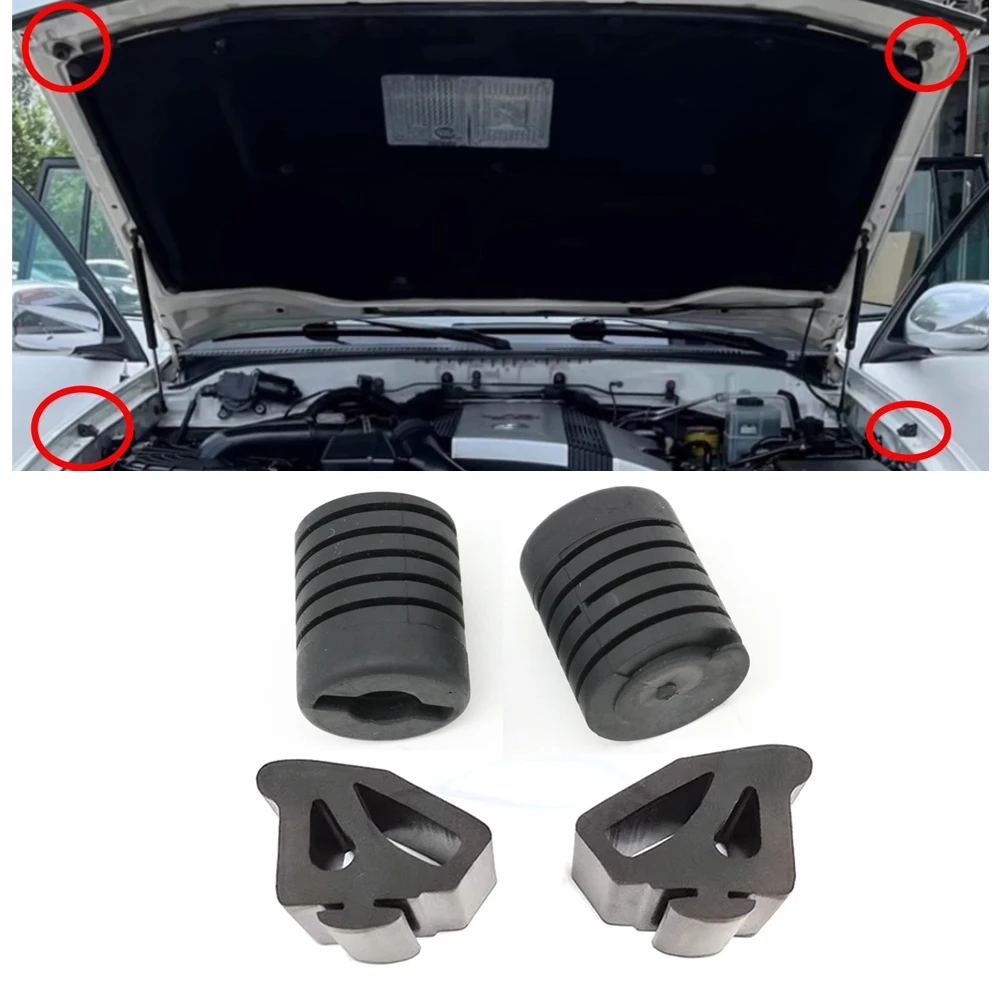 

Hood Bumper Fender Rubber Buffer Shockproof Cushion Pad For Toyota Land Cruiser 4500 4700 LC100 1998-2007