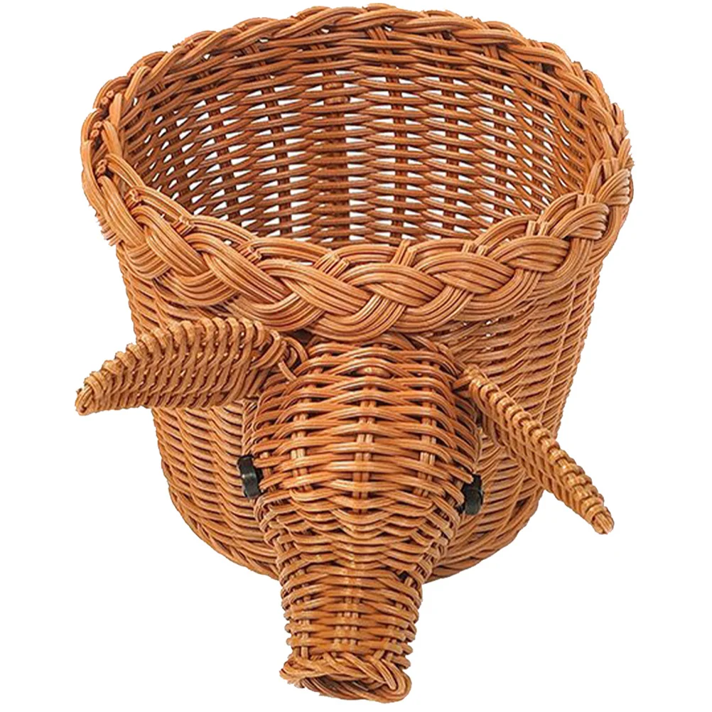 

Convenient Fruit Container Exquisite Woven Design Wear-Resistant Safe Healthy Multi-Use Desktop Bread Basket Home Decoration