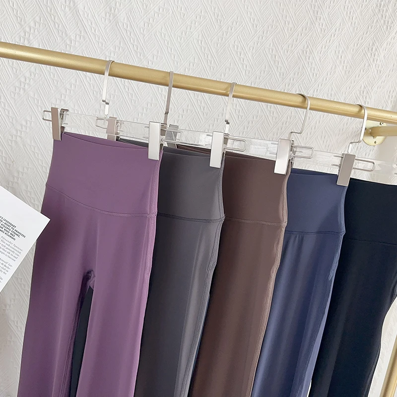 

Women High-Waist Flared Yoga Pants Hip Lifting Breathable Comfort Slimming Down Casual Pilates Cycling Fitness Sports Bottoms