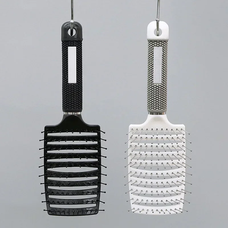 1 قطعة فرش تدليك احترافية لفك تشابك الشعر للنساء مشط تدليك فروة الرأس السحري سريع الجفاف أدوات تصفيف الشعر المستقيمة #2