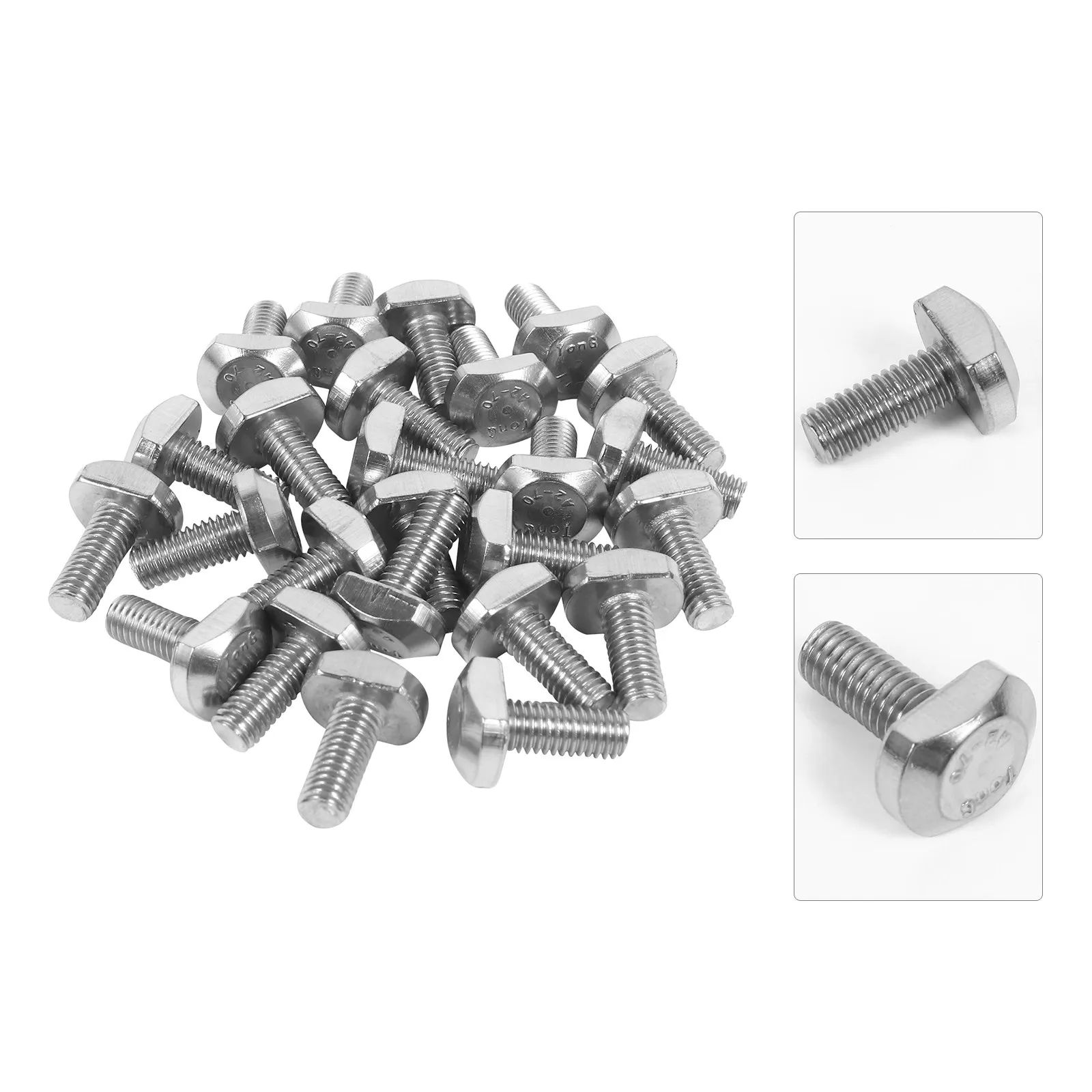

Набор из 24 Т-образных болтов из нержавеющей стали: высококачественные промышленные винты для надежного крепления, универсальные Т-образные винты