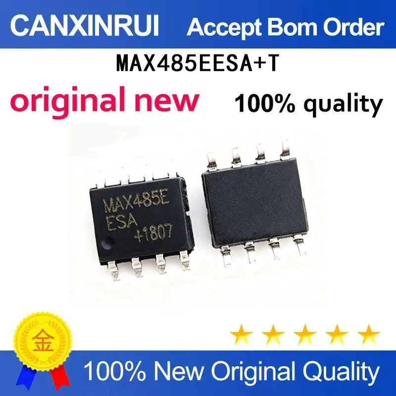 (5-100 Pieces) New original MAX485ESA+T patch SOIC-8 RS-485/RS-422 transceiver chip IC