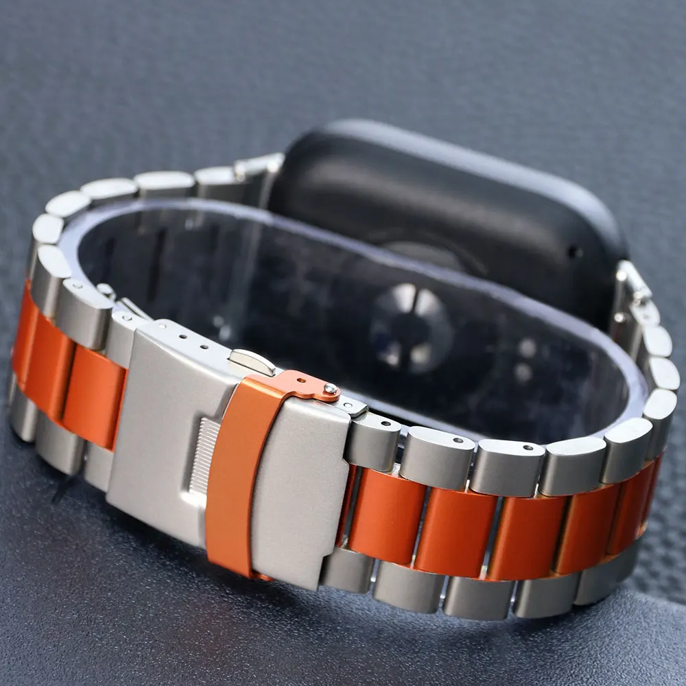 Stainless Steel Band For Redmi Watch 5 4 Strap Smartwatch Wristband Metal Bracelet Correa For Xiaomi mi Band 9 8 Pro Watchband