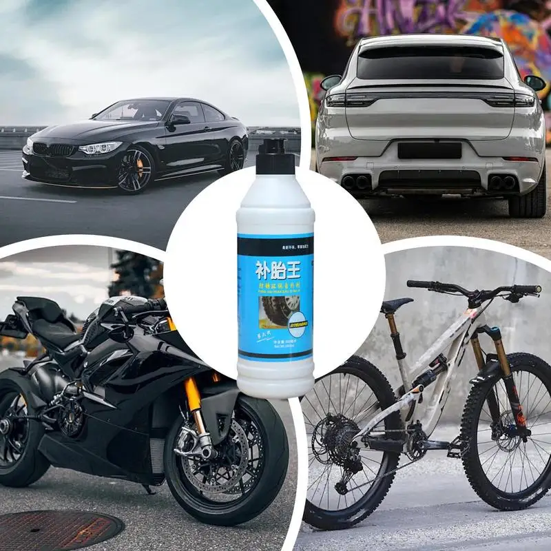 Tire And Tube Sealant 380 ML Cycle Tubeless Tire Sealant Long Lasting Eco-friendly Efficient Tyre Sealant For Road Gravel Cycle