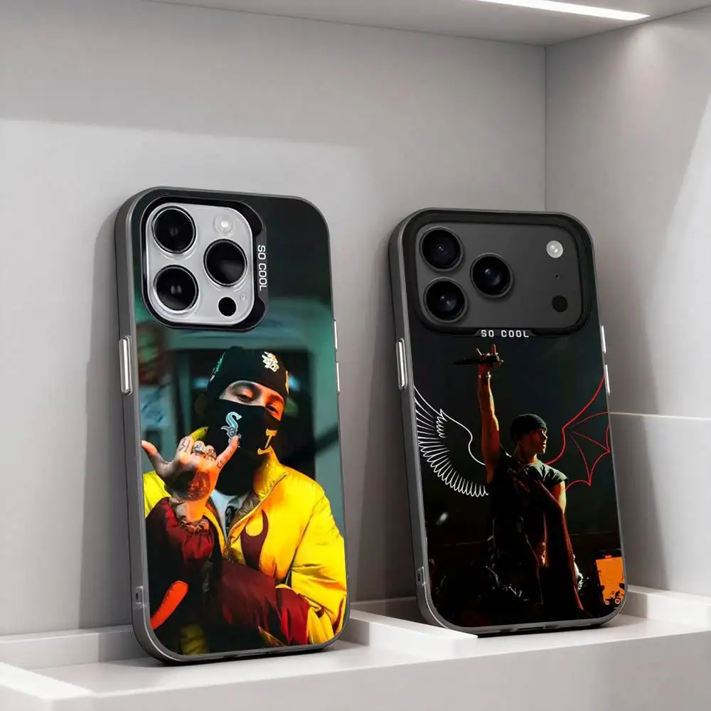 

D-Duki Rapper 5202 Cool For iPhone 11,12,13,14,15,16,17,Pro,Max,Plus,E,Air,Mini Phone Case IMD Matte Black