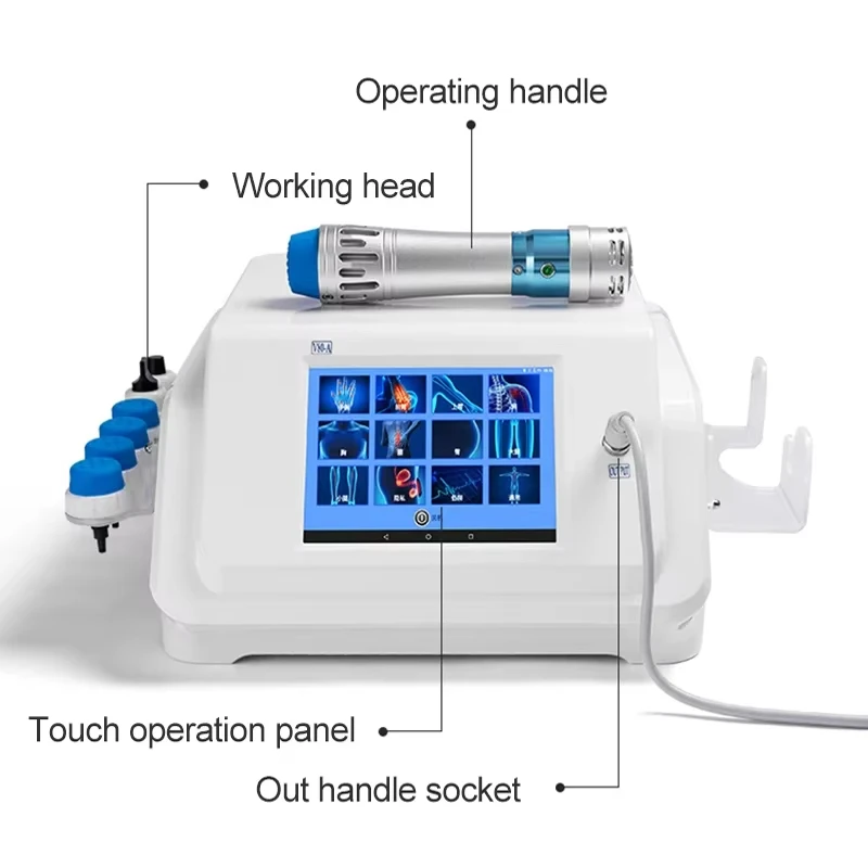 Hot 7 Transmitters Shockwave ED Therapy Machine Physiotherapy Shock Wave Pain Relief For Body Relax Electric Muscle Massager