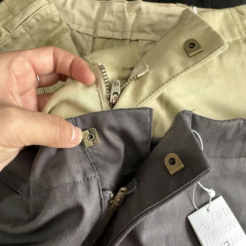 Pantaloni da pendolare da ufficio basic casual NANAMICA giapponese uomo donna pantaloni con tasche larghe di alta qualità streetwear pantaloni quotidiani