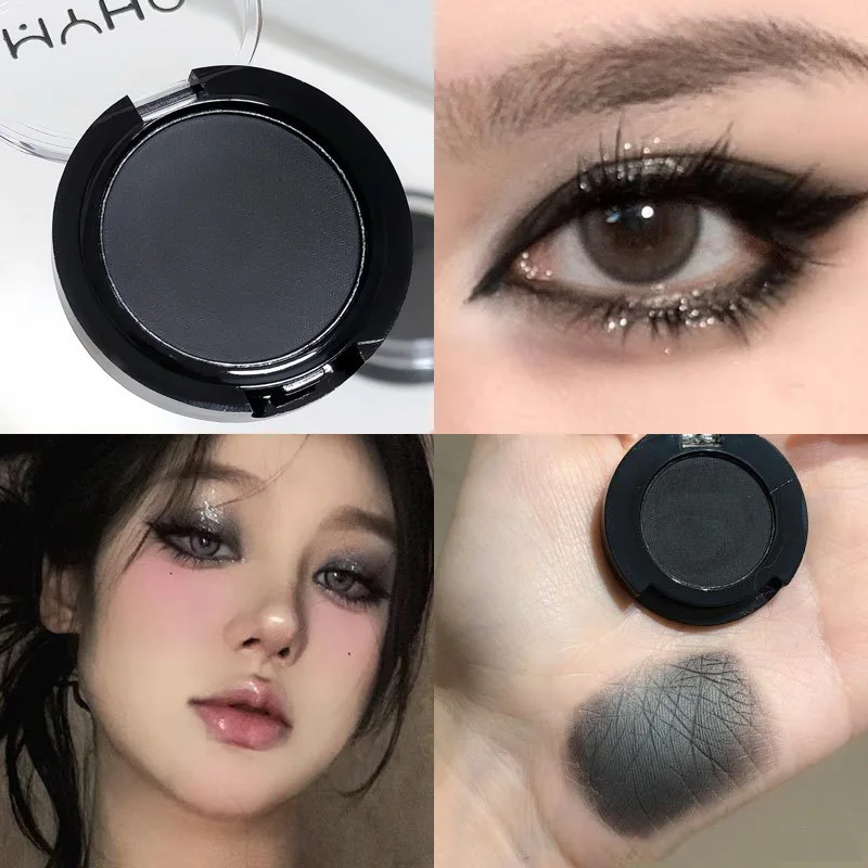 미니 매트 스모키 블루 레드 모노크롬 아이섀도우 팔레트 내추럴 화이트 라이트 하이라이터 섬세한 눈가 윤곽을 밝게 해준다